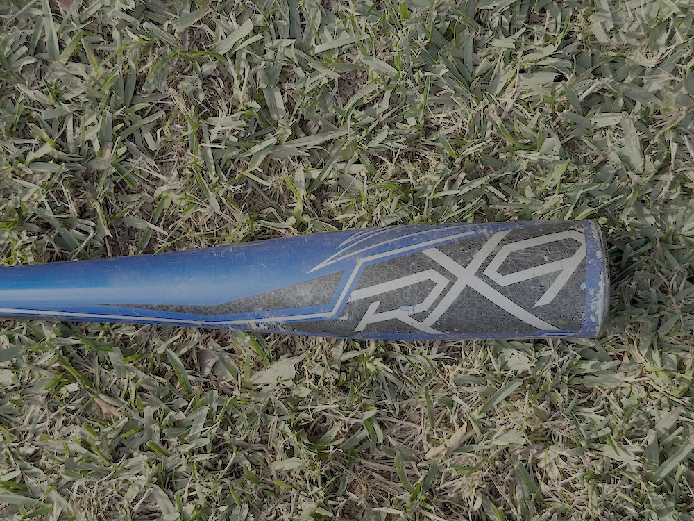 Rawlings RX9 USA Youth Baseball Bat in blue colorway